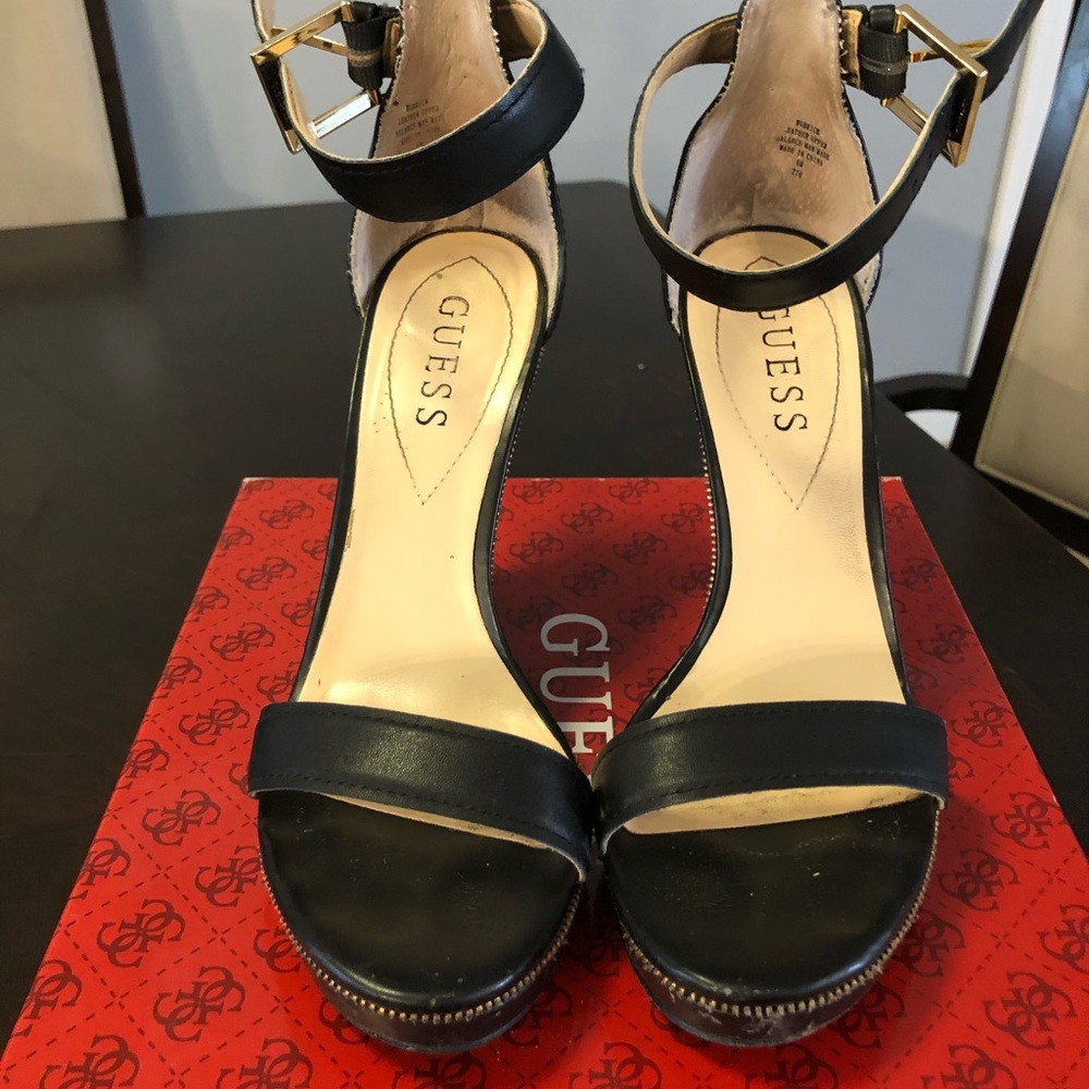 Guess WGBrick Black Wedge
